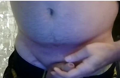 Boss Massaging My Juicy Cock