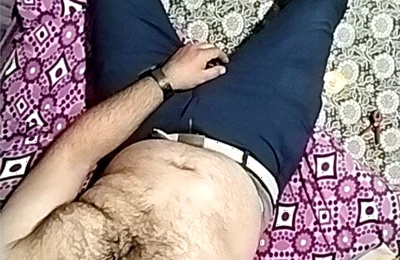 Straight Daddy Cums on Live TV