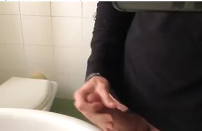 Teen 18+ Playing With Lube On His Big Thick Uncut Dick