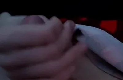 Public Femboy/crosdresser Jerks Off In Car With Huge Cumshot