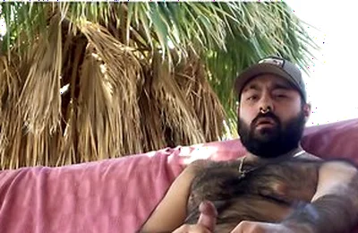 Pup Major Smoking And Jerking Off In Public
