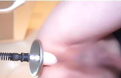 Dildo Inserted In Doggy Style, Squirting, Crossdressing Masturbation