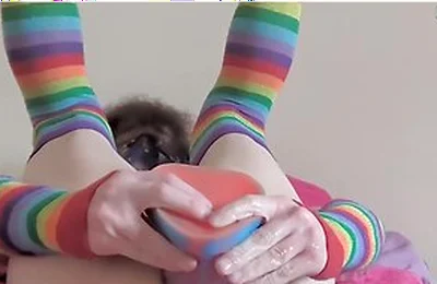 Femboy Size Queen Raine Stretched By Xl Morgon Dildo