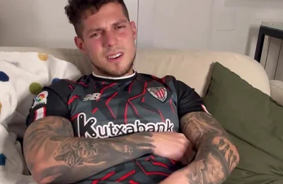 Football Player No Hands Cum