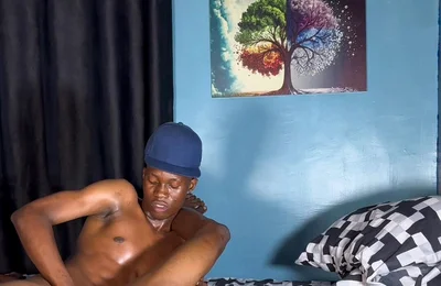 A Manly Bottom Taking These Two Black Dicks Like a Pro