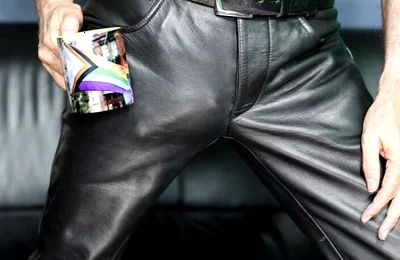 Daddy Plays with His Leather Police Boots on His Mushroomhead Dick.