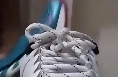 Sneaker fuck and cum on asics