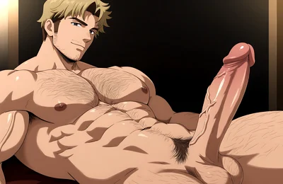 Anime and Manga Inspired Erotic Man Art Set