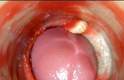 Camera Deep Inside Tight Pussy Captures Huge Cum Explosion 4K