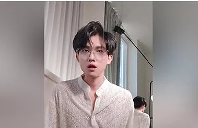 Sexy Twink In Suit Swing His Cock And Cum All Over Your Face And Tongue For Money