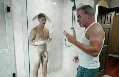 Wanking with My Huge Black Cock Alone Till I Cumshot