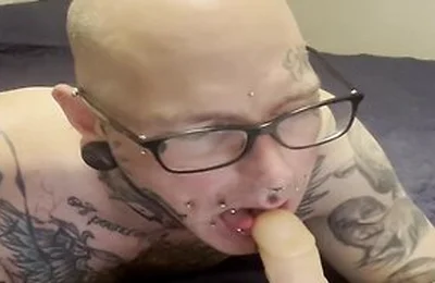 Split Tongue Smoking Blowjob