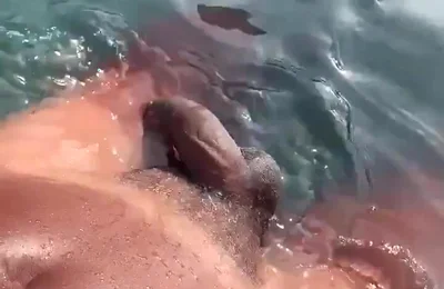 Listening to Gooning Audio in the Pool and Jerking off