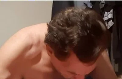 Latino Stepdad Helps His Disabled Boy Cum