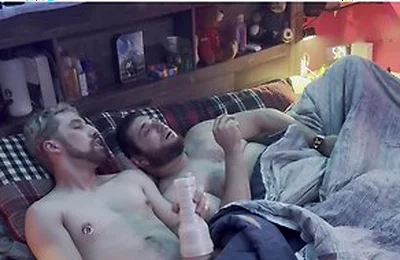 Hands And Fleshlight Jerk While Smoking With The Hubby