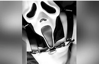 Ghost Face Jerks Off Onto Your Face