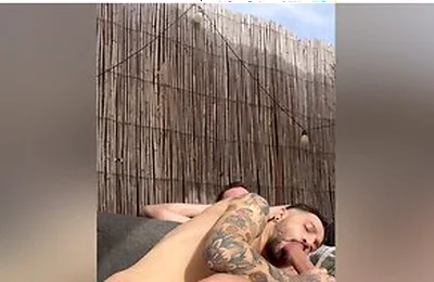 Tim Kruger Breeds Me Deep On A Rooftop & Feeds Me His Load