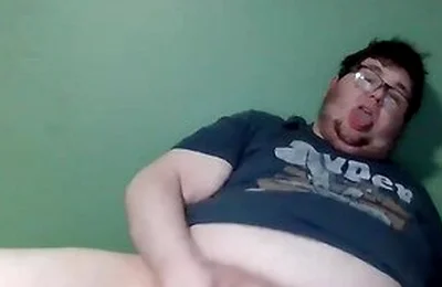 Dumb Fat Sissy Gagged With Socks And Dildo Edges To Orgasm