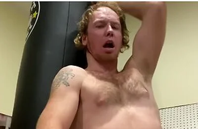 Gym Bro Jerk Off Breath Play