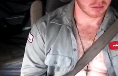Ginger Trucker Jerks While He Drives - Thor Johnson