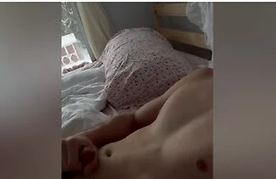Jerking Off Next To My Window On A Cool Winter Day (cumshot) (solo Male)