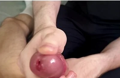 I Bring My Friend To Orgasm With My Hands. Listen To How He Moans