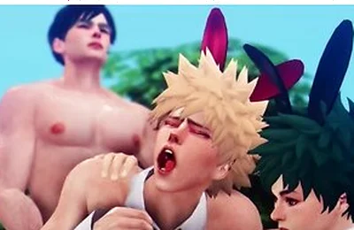 Car Toon - Heros Egg Hunt - Ida X Midoriya X Bakugo - My Hero Academia 3d Animation Parody