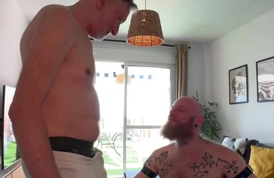 A Tease Video of My Jerking From the Side Really See My Deep Abs and How My Chest Flexes with My Hands