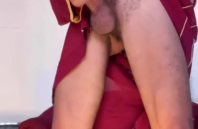 Twink Plays with His Huge Cock on a Private Live Chat