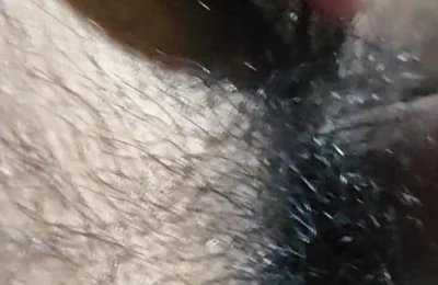 Hairy Hot Man Enjoying Free Time Play Himself