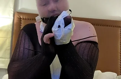 Selfbondage Pantyhose Slut Cums