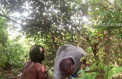 In the Wood Banging That Bussy so Hard Doggy