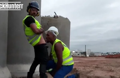 Co-worker Offered Me His Cock to Suck on the Construction Site