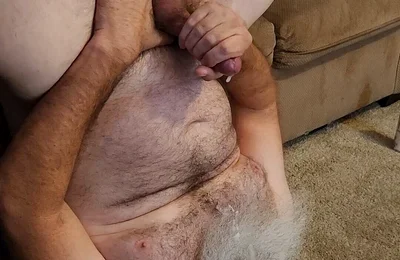 Jerk off and Cum on My Face and Beard
