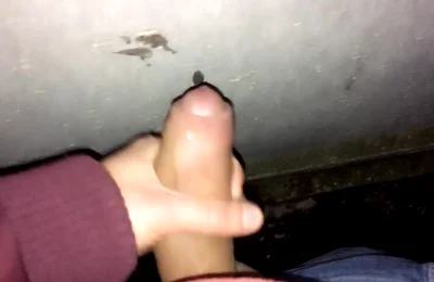 Cumshots Outdoor at Night
