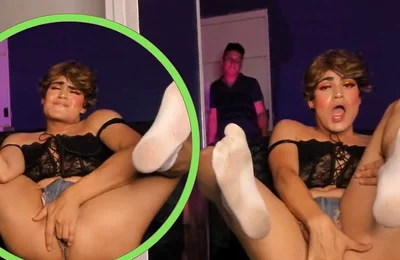 Neighbor Touches Apartment While Femboy Is Touching