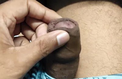 First Time Stroking My Young Cock Experience