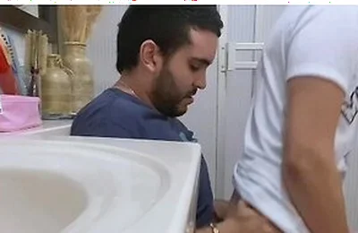 Cruising Fucking In Public Bathroom With My Straight Creampie