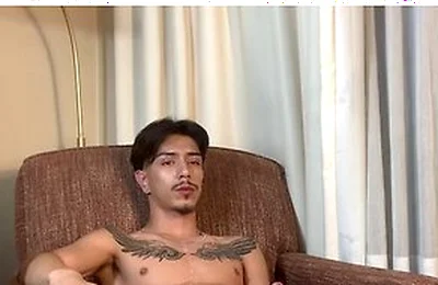 Skinny Latin Twink Jerks Off Cumshot