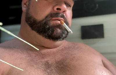 Bear Cums Camping in the Woods