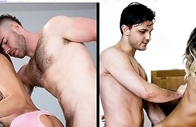 Petite Femboy Dane Jackson Gets Raw Railed By His Hung Horny Roommate - + 2