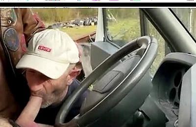 My Truck, Two Cock-hungry Sluts Enjoy My Big Thick Cock At A Rest Stop