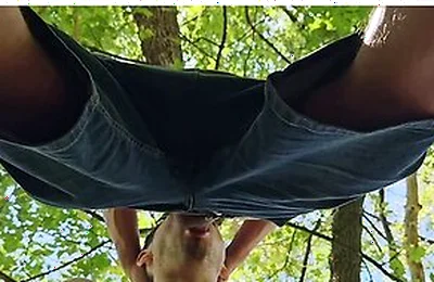 Gay Cruising In The Forest, Blowjob