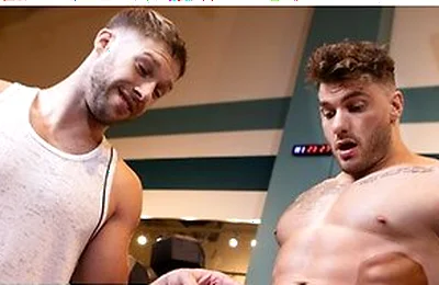 William Seed Pounds Arno Antinos Hole After A Steamy Squat Rack Tease At The Gym