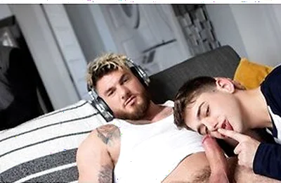 Joey Mills Gets His Tight Hole Pounded All Over The House By Bruce Huxley And William Seed