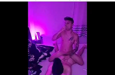 Gay Couple Smoke And Bare Fuck Session