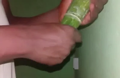 Stroking My Cucumber Nice and Slow