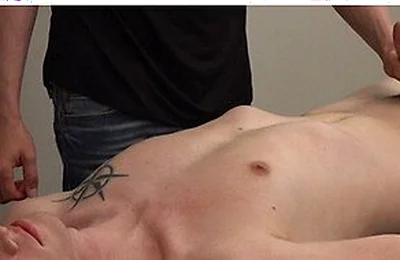 Colin Tanners Big Cock Stroked In Gay Oil Massage