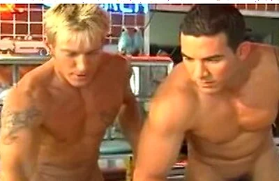 Diner Jocks Strip Naked And Cleanup The Diner