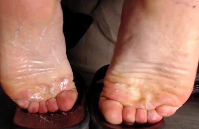 Sperm in Rubber Slippers